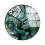 Wallity Huhu334 Reloj de Pared Decorativo de Cristal 40 x 40 cm